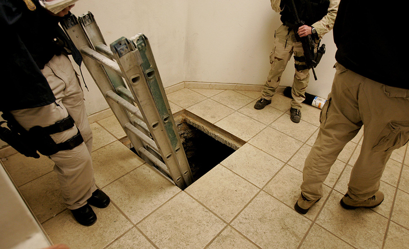 Illustration for article titled The U.S./Mexico Border Is Infested With Underground Machines